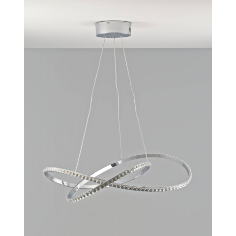 Светодиодная подвесная люстра с пультом Moderli V2787-PL Ello LED 120W