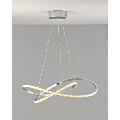 Светодиодная подвесная люстра с пультом Moderli V2787-PL Ello LED 120W