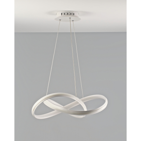 Светодиодная подвесная люстра с пультом Moderli V2790-PL Tiara LED 96W