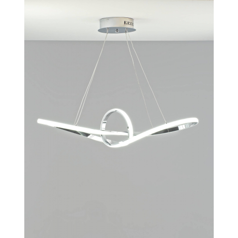 Светодиодная подвесная люстра с пультом Moderli V2800-PL Bloom LED 88W