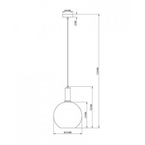 Подвесной светильник Moderli V2891-1P Martin 1*E27*60W