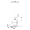 Подвесной светильник Moderli V2892-3P Martin 3*E27*60W