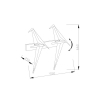Бра светодиодное Moderli V3076-2WL origami Birds 2*LED*6W