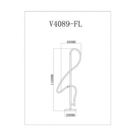 Светодиодный торшер Moderli V4089-FL True