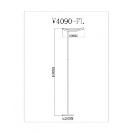 Светодиодный торшер Moderli V4090-FL True