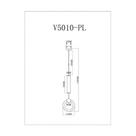 Светодиодный подвесной светильник Moderli V5010-PL Richard