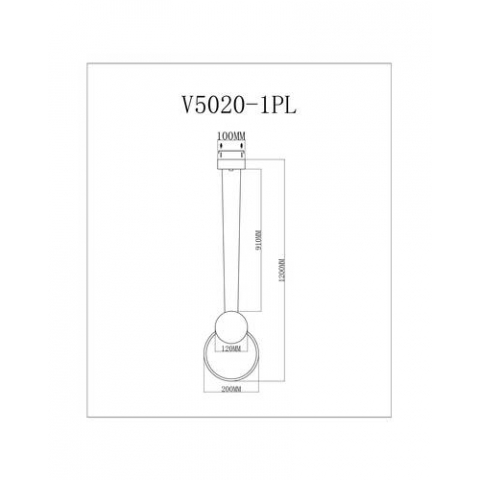 Светодиодный подвесной светильник Moderli V5020-1PL Store