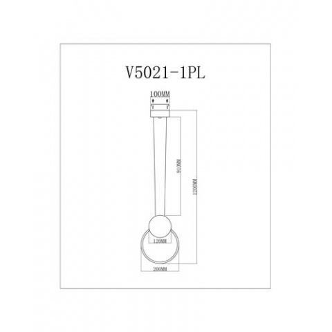 Светодиодный подвесной светильник Moderli V5021-1PL Store