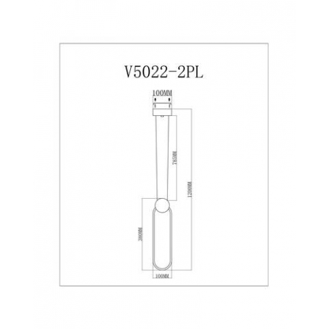 Светодиодный подвесной светильник Moderli V5022-2PL Store