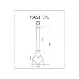 Светодиодный подвесной светильник Moderli V5024-3PL Store
