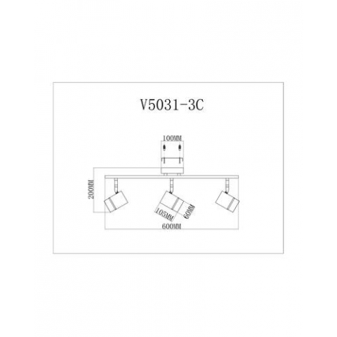 Спот Moderli V5031-3C David