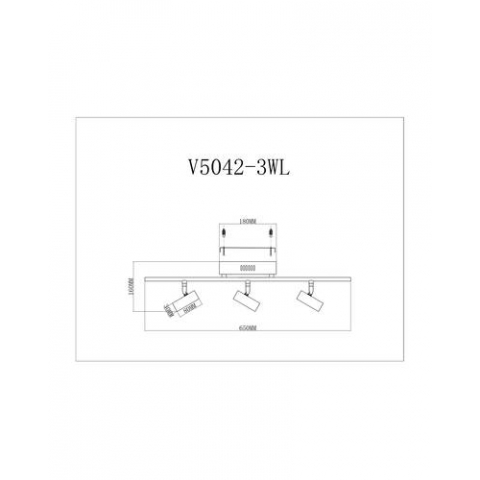Светодиодный спот Moderli V5042-3WL Right