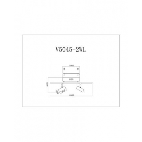 Светодиодный спот Moderli V5045-2WL Right