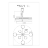 Светодиодная люстра на штанге Moderli V5071-CL Run