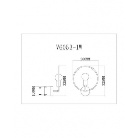 Настенный светильник Moderli V6053-1W Sachara