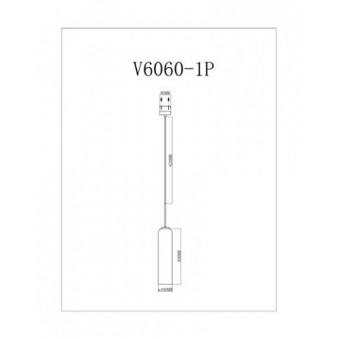 Подвесной светильник Moderli V6060-1P Celebria