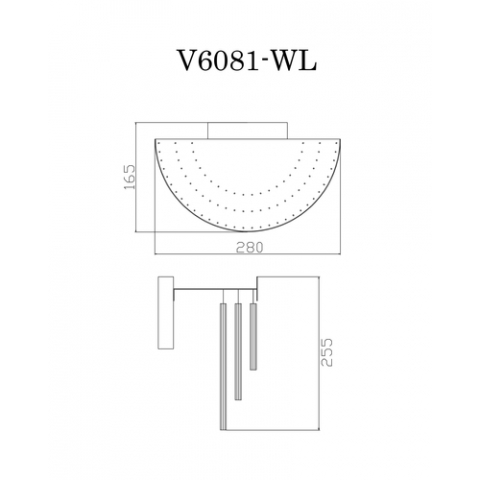 Бра Moderli V6081-WL Briol