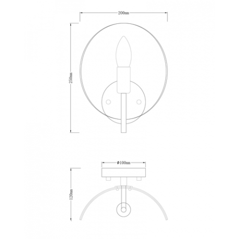 Бра Moderli V7091-1W Ardis
