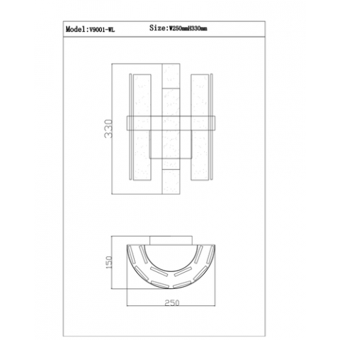 Бра Moderli V9001-WL Lima