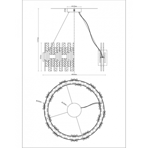 Люстра подвесная Moderli V9010-PL Stasy