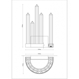 Бра Moderli V9051-WL Ingrid