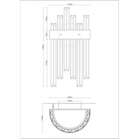 Бра Moderli V9092-WL Citro