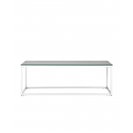 Журнальный стол 120*60 ТАУН серебро