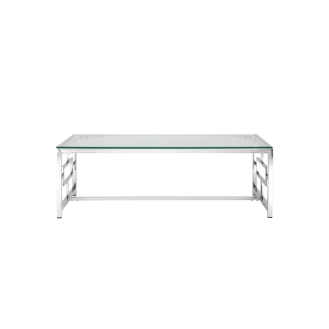 Журнальный стол 120*60 БРУКЛИН серебро