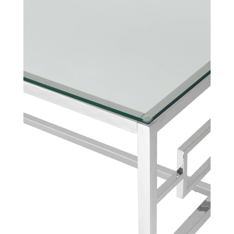 Журнальный стол 120*60 БРУКЛИН серебро