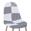 Стул Валенсия пэчворк черно-белый