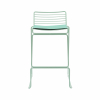 Стул полубарный Danny зеленый с подушкой