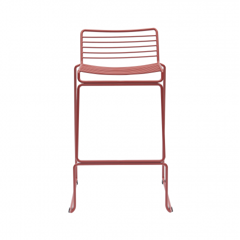 Стул полубарный Danny бордовый с подушкой