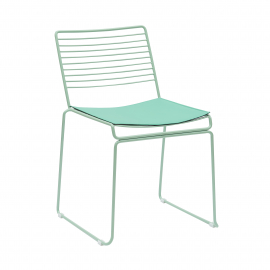 Стул обеденный Danny зеленый с подушкой