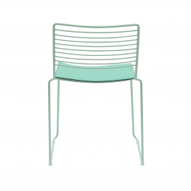 Стул обеденный Danny зеленый с подушкой