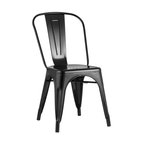 Стул TOLIX черный глянцевый