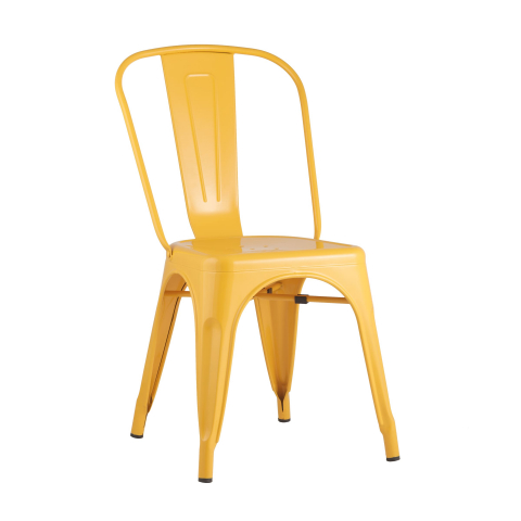 Стул TOLIX желтый глянцевый