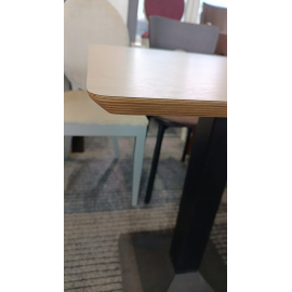 Круглая столешница Профлит d=800х18 из фанеры, торцы под углом 45 градусов