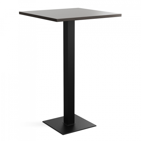 Барный стол Madrid 700x700x25 цвет венге