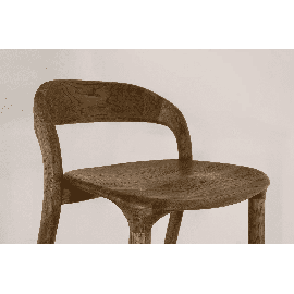 Деревянный барный стул Киото