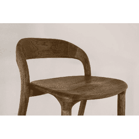 Деревянный барный стул Киото