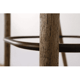 Деревянный барный стул Киото