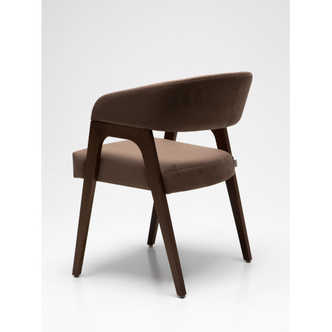 Кресло Берни каркас орех обивка Velvetlux-23