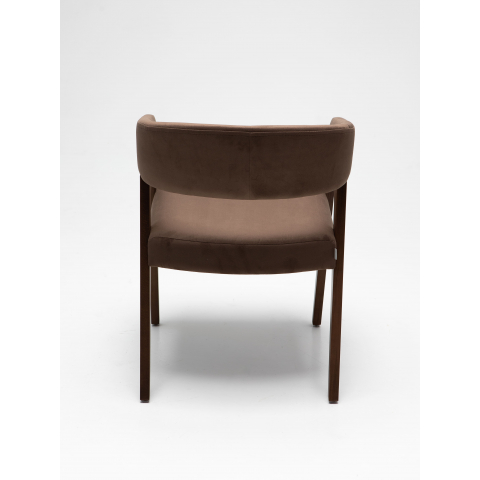 Кресло Берни каркас орех обивка Velvetlux-23