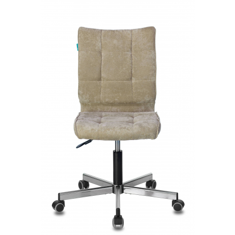 Кресло Бюрократ CH-330M/LT-21 без подлокотников песочный крестовина металл