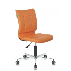 Кресло Бюрократ CH-330M/OR-20 без подлокотников оранжевый сиденье оранжевый искусственная кожа крестовина металл