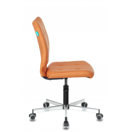 Кресло Бюрократ CH-330M/OR-20 без подлокотников оранжевый сиденье оранжевый искусственная кожа крестовина металл