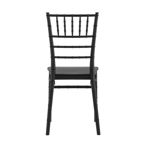 Стул Chiavari (Кьявари) пластик черный комплект из 2 шт