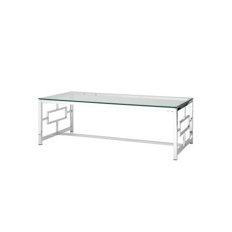 Журнальный стол 120*60 БРУКЛИН серебро