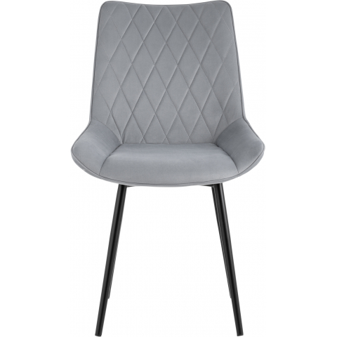 Стул Дарвин велюр серый