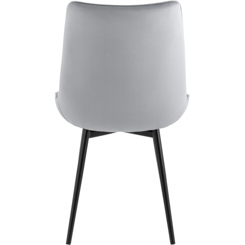 Стул Дарвин велюр серый